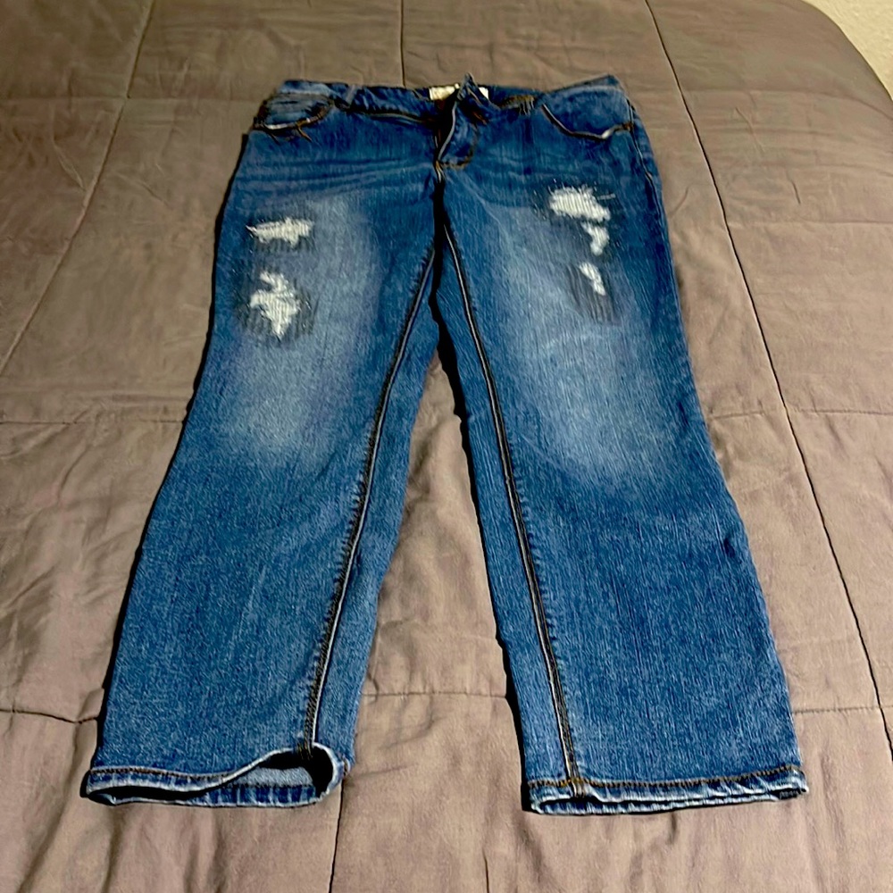 Blue jeans size 10 straight leg